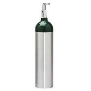 OXYGEN TANK ALUMINIUM 10L MO2 WITH PIN INDEX VALVE - 1 SET